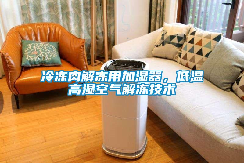 冷凍肉解凍用加濕器，低溫高濕空氣解凍技術
