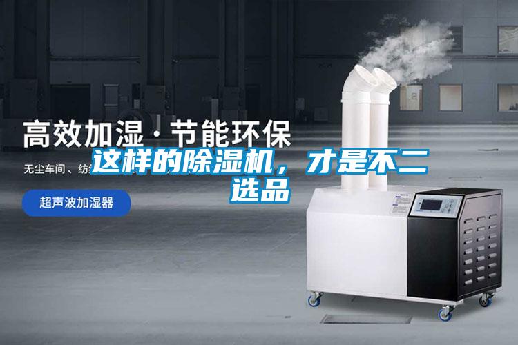 這樣的除濕機，才是不二選品