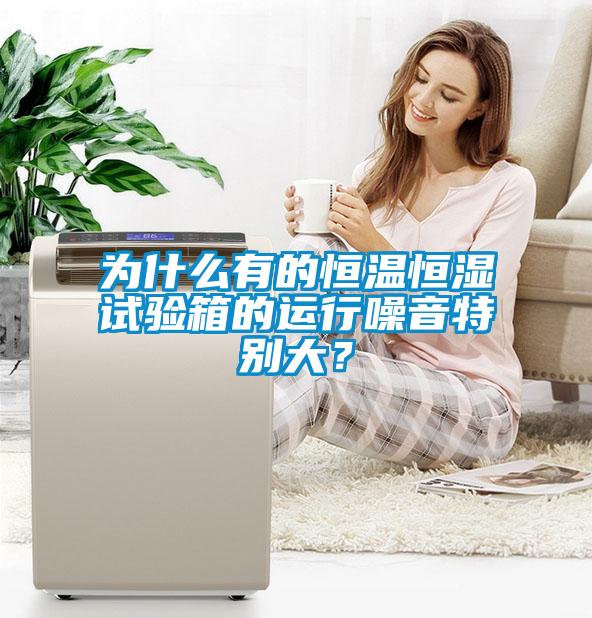為什么有的恒溫恒濕試驗箱的運行噪音特別大？