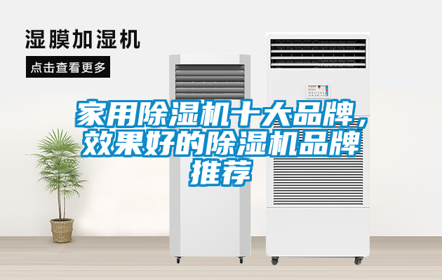 家用除濕機十大品牌，效果好的除濕機品牌推薦