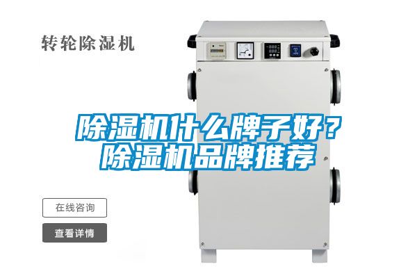 除濕機什么牌子好？除濕機品牌推薦