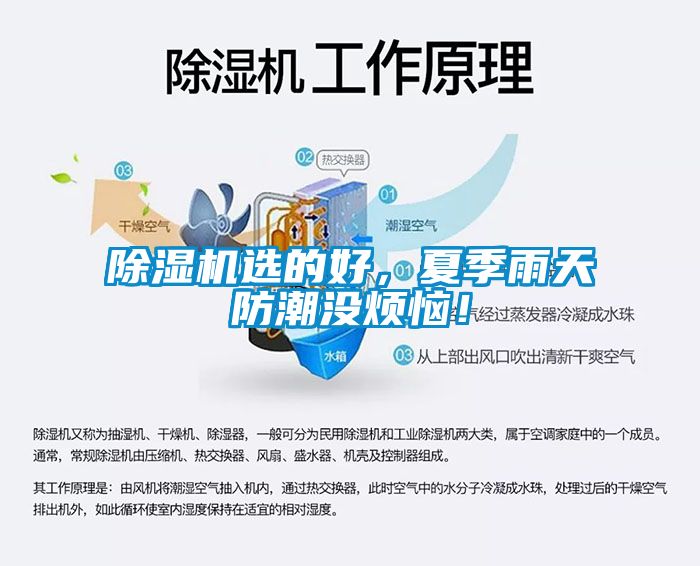 除濕機(jī)選的好，夏季雨天防潮沒(méi)煩惱！