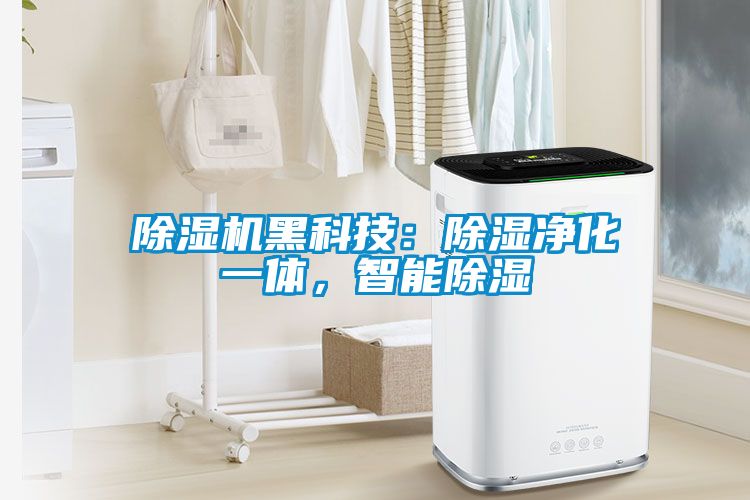 除濕機黑科技：除濕凈化一體，智能除濕